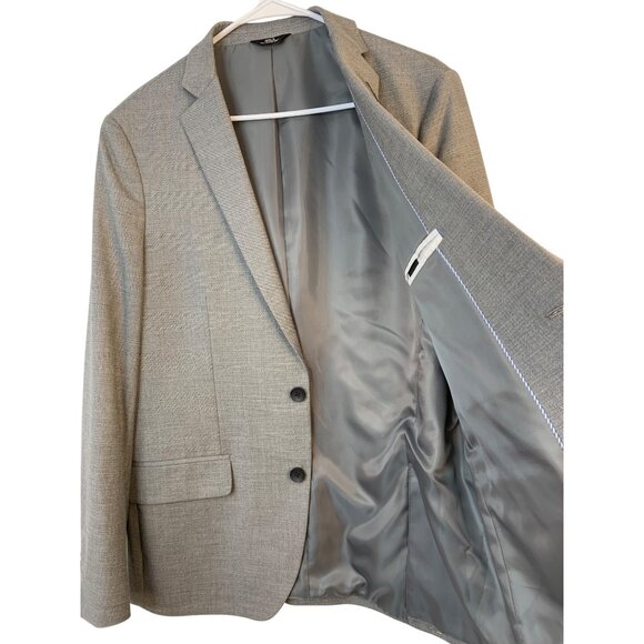 NWT 42R Mens J.M. Haggar Slim Fit Stretch Suit Seperate Jacket Gray Blazer - Picture 2 of 12
